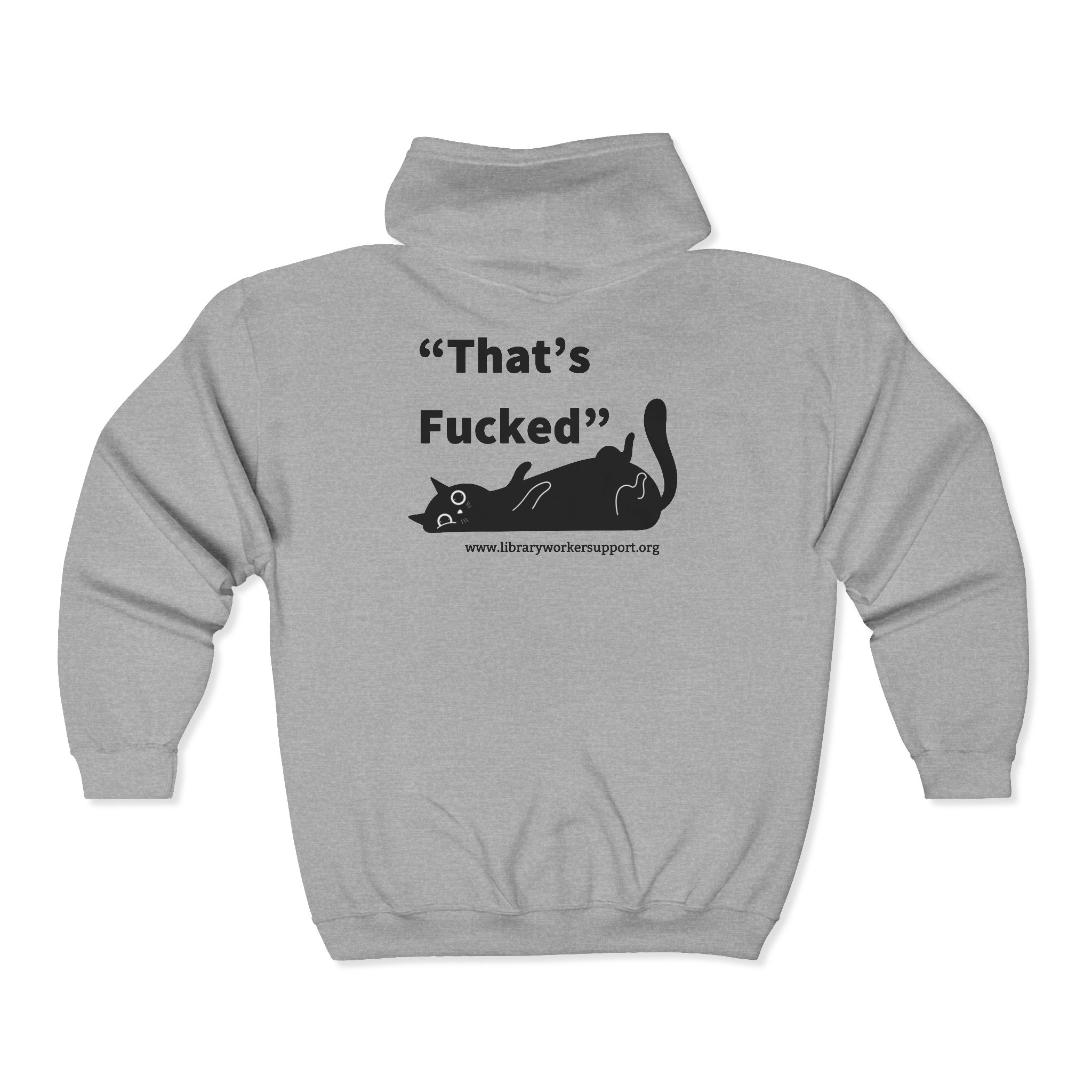 “That’s Fucked” Library Worker Solidarity Hoodie - Image 6