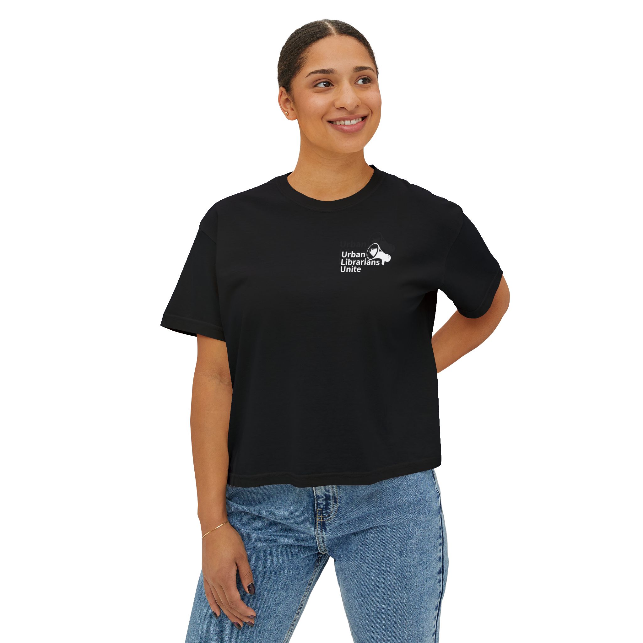 “That’s Fucked” Library Worker Solidarity Cropped T Shirt - Image 9