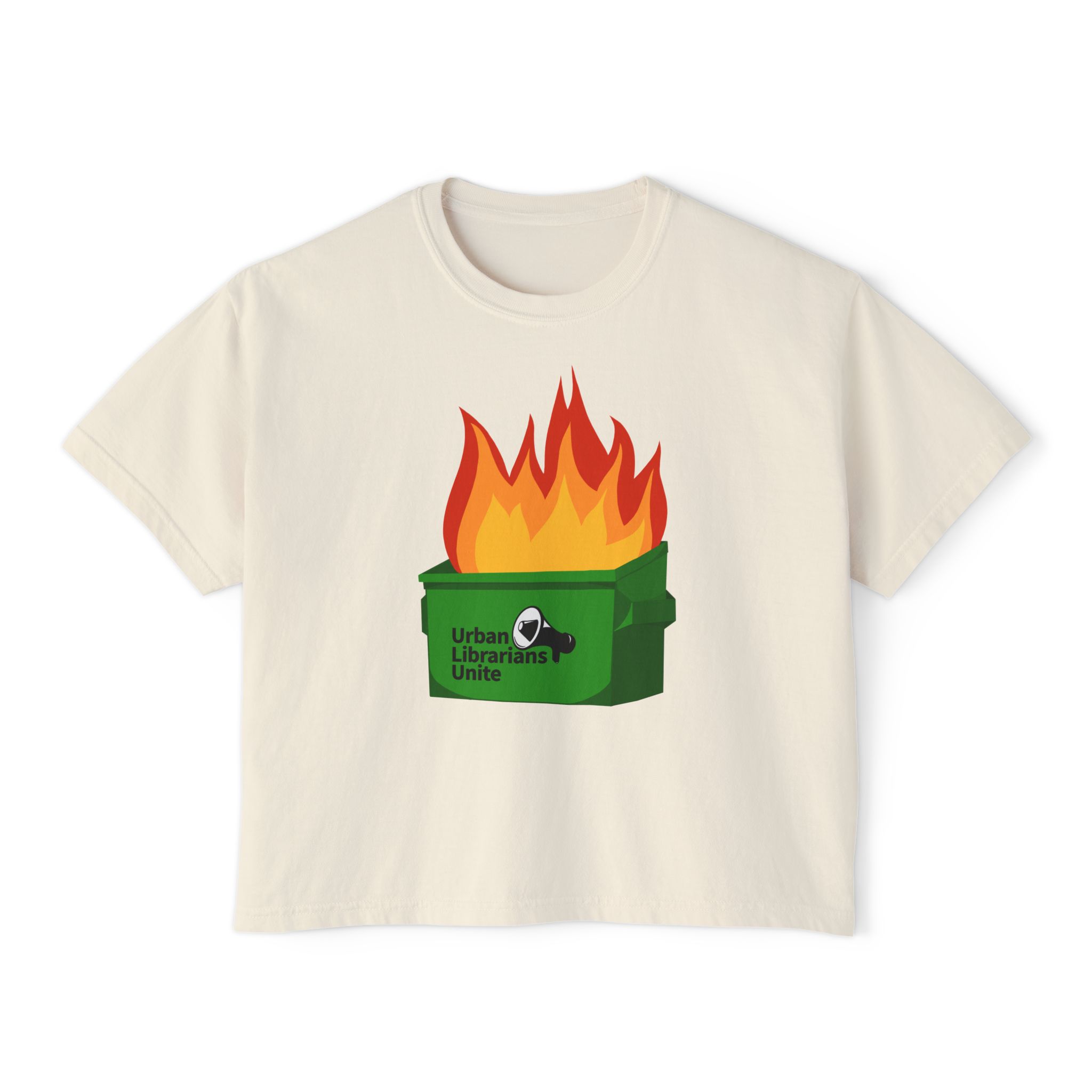 It's a Dumpster Fire! - Women's Boxy Tee - Image 5