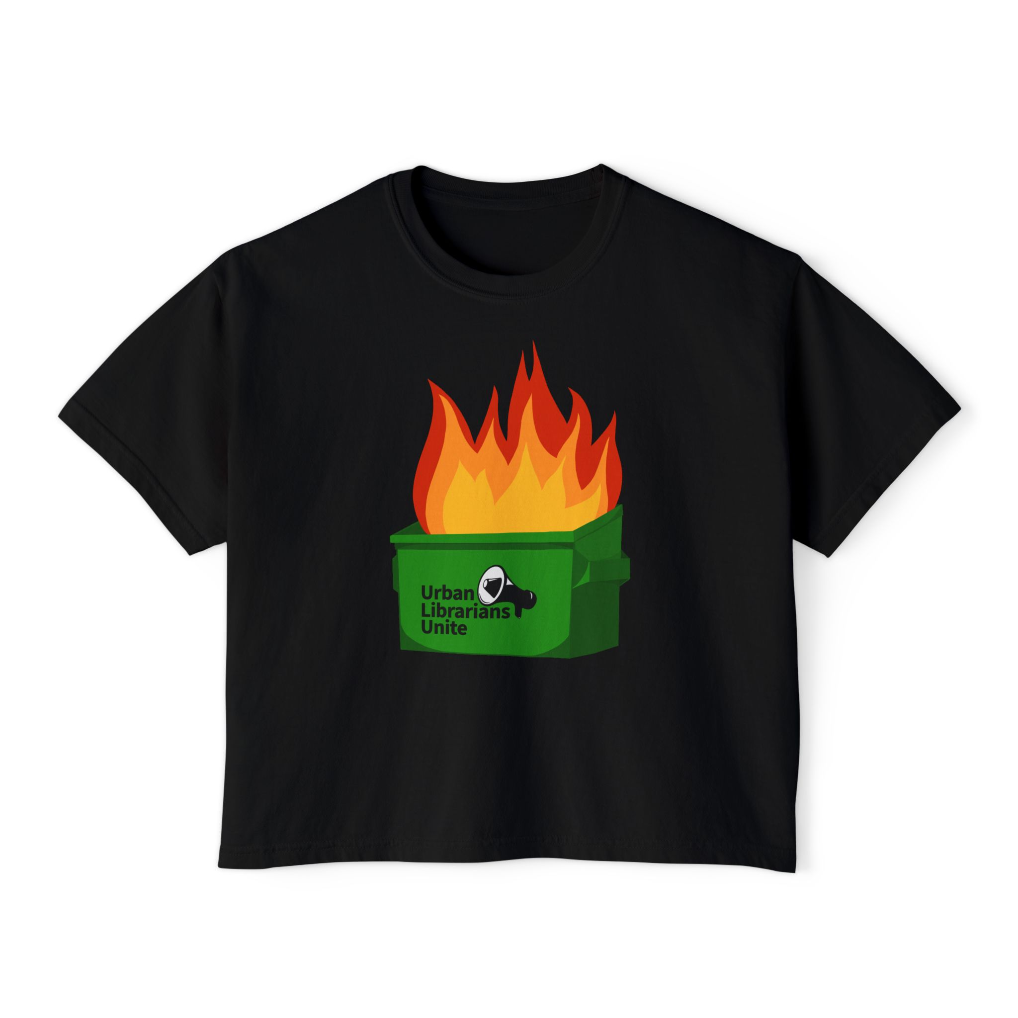 It's a Dumpster Fire! - Women's Boxy Tee - Image 9