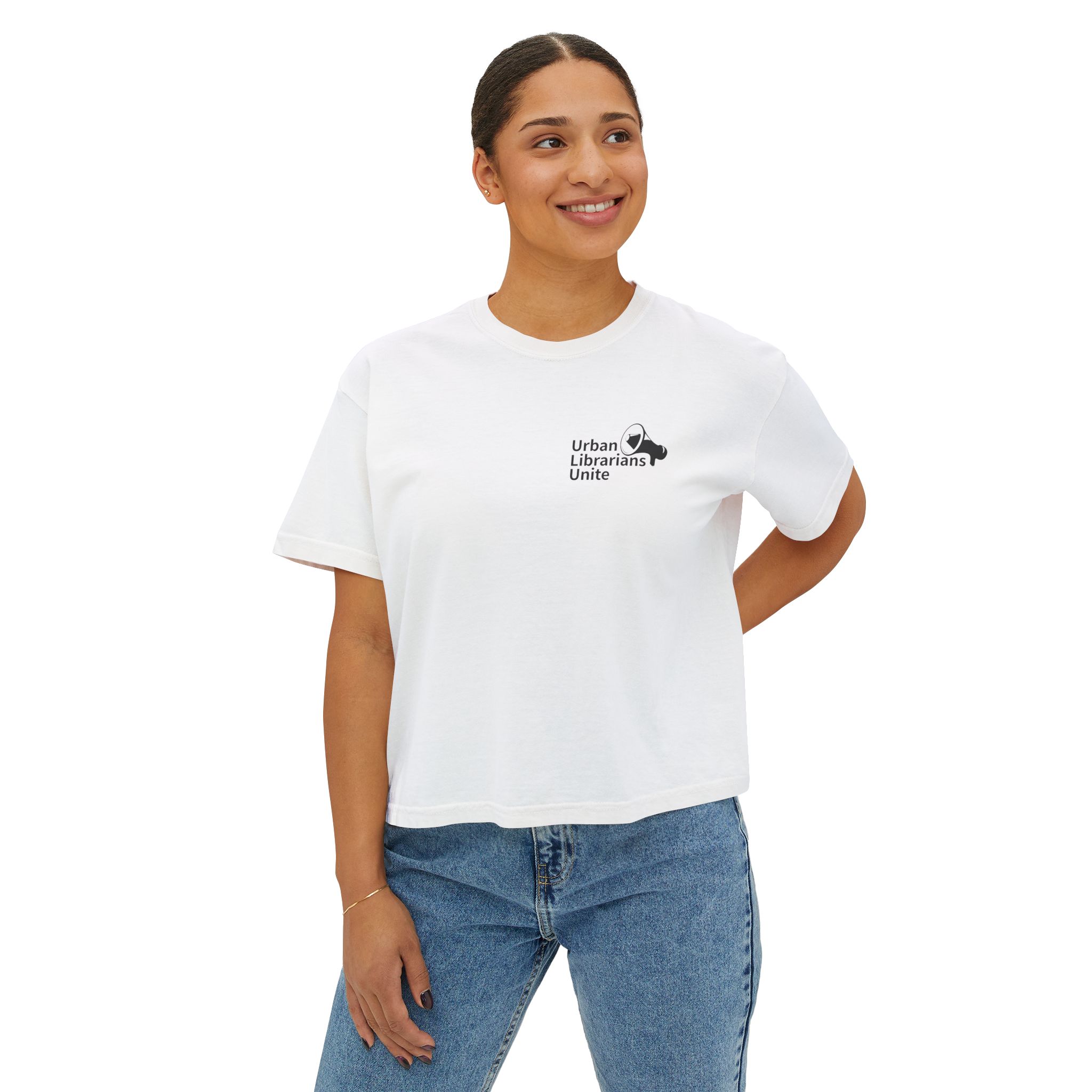 “That’s Fucked” Library Worker Solidarity Cropped T Shirt - Image 14
