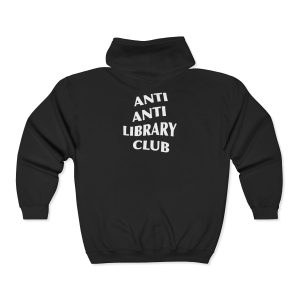 Anti Anti Library Club - Zip Hoodie