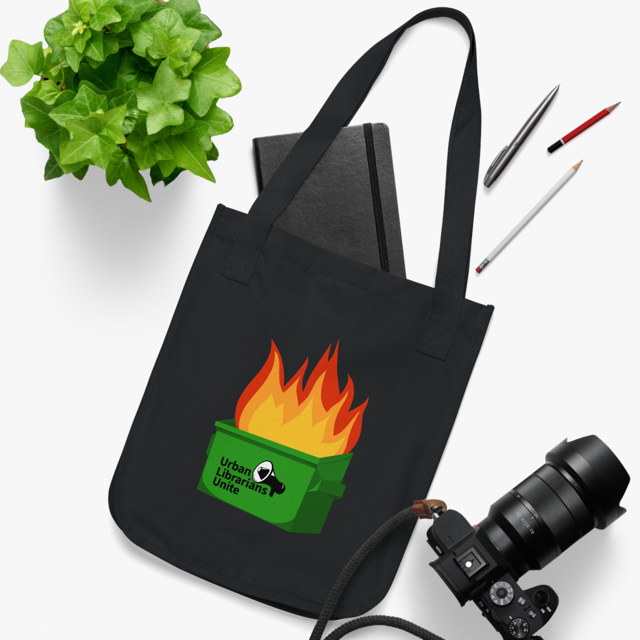 It's a Dumpster Fire! - Canvas Tote - Image 7