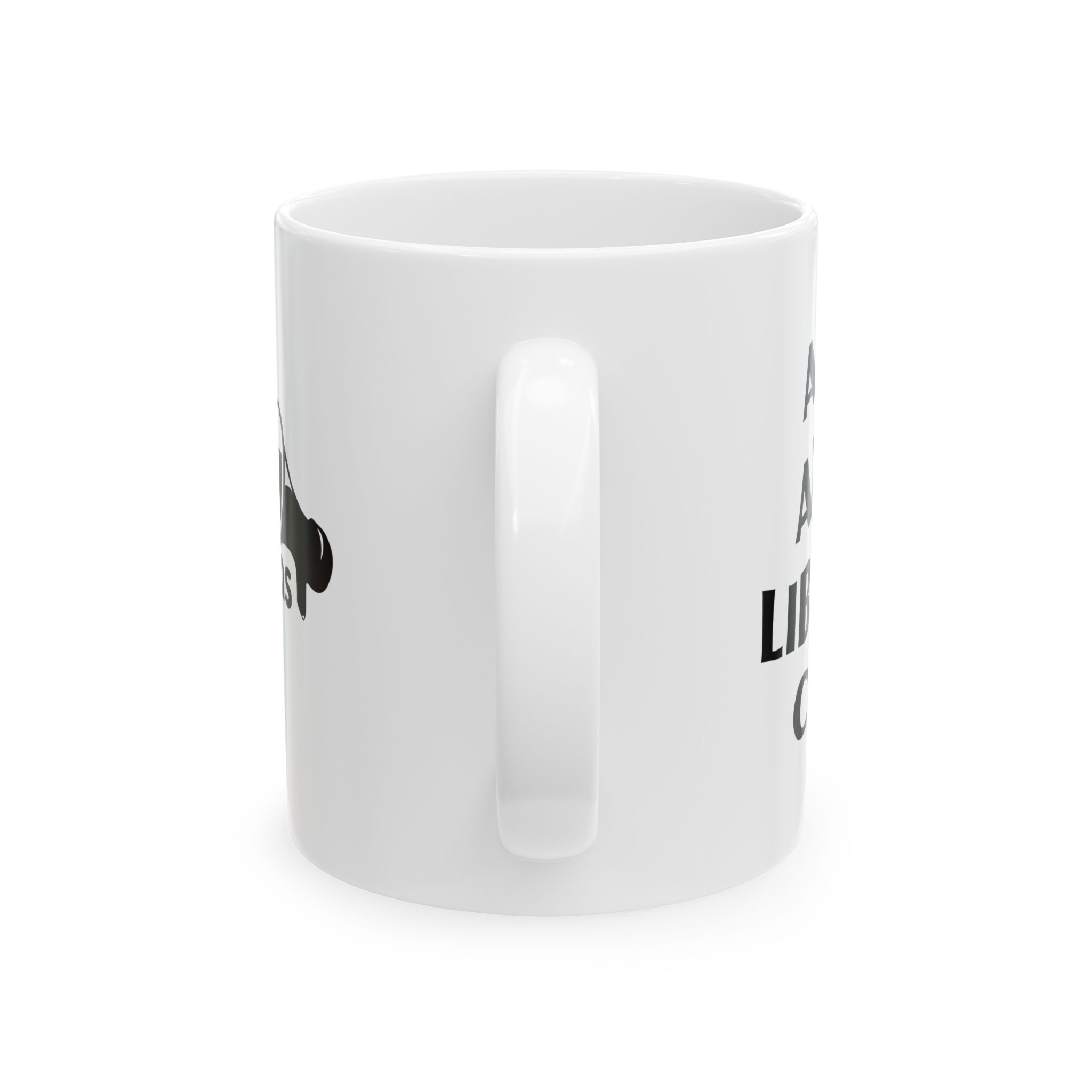 Anti Anti Library Club - Ceramic Mug — 11oz - Image 2