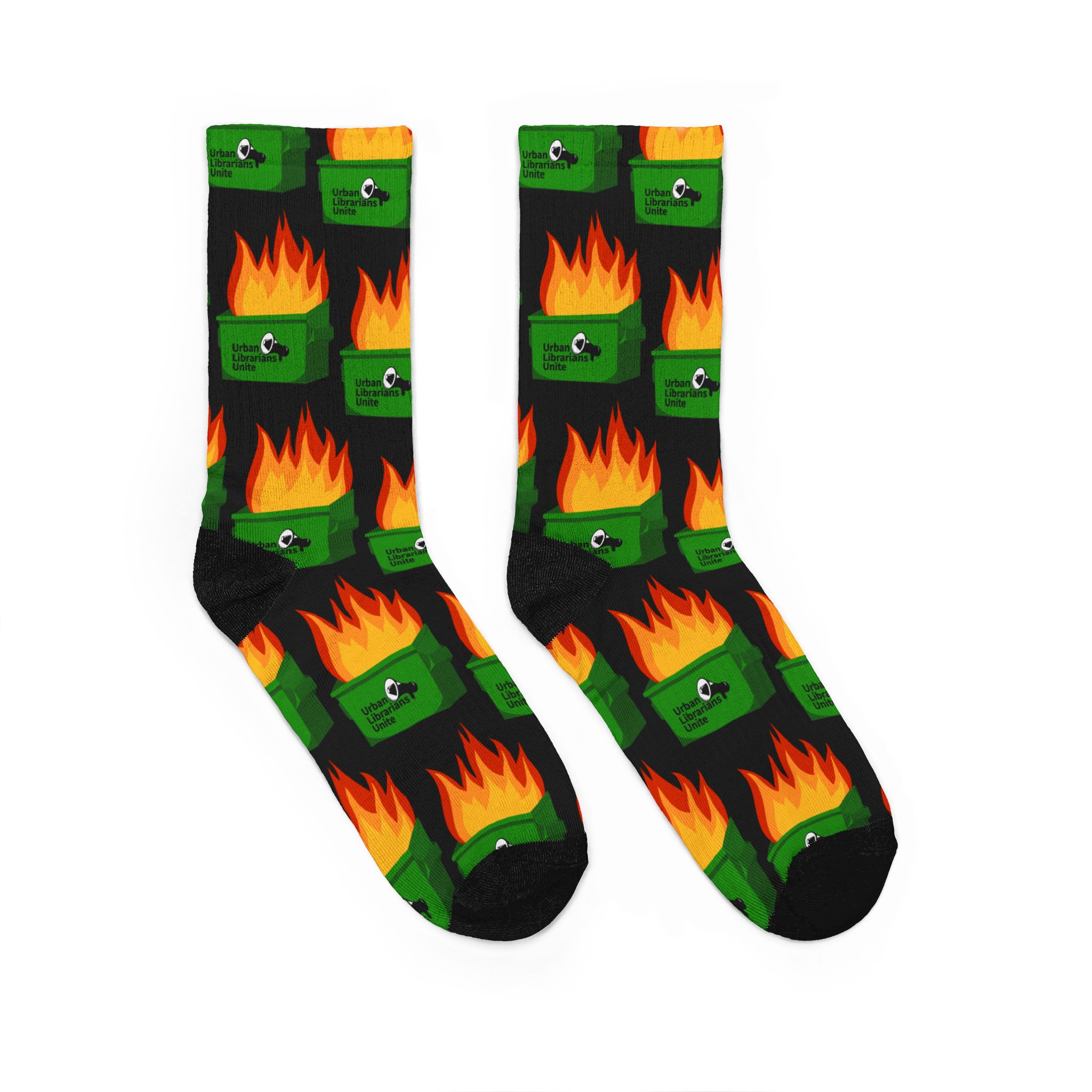 It's a Dumpster Fire! - Crew Socks - Image 2